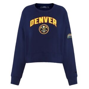 Women’s Denver Nugget cropped sweatshirt